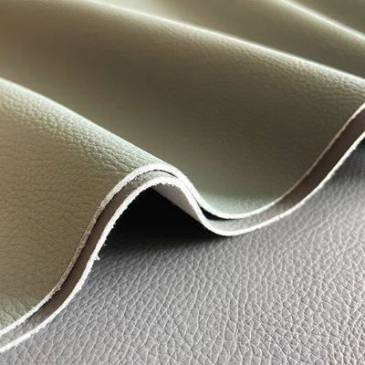 Premium Eco PVC Leather Material Hydrolysis Resistance Litchi Pattern