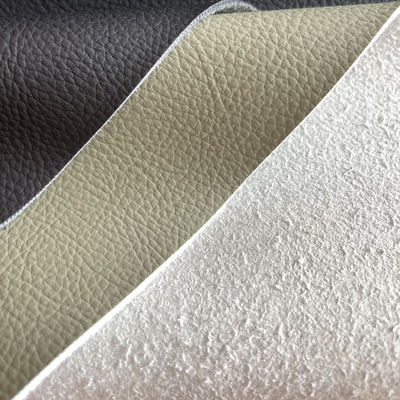 Eco Friendly PVC Synthetic Leather 1.3mm Litchi Embossed Quick Ship For Sofa