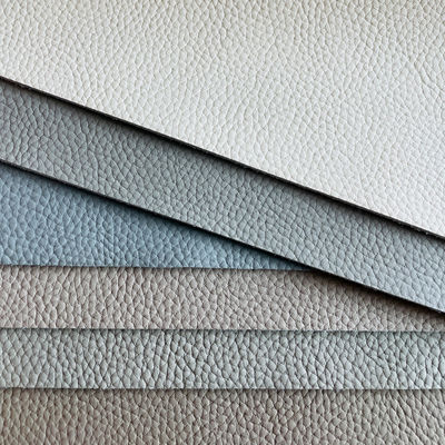 1.6mm Eco Leather Material PU Solvent Free 13 Colors Morandi Style Litchi Pattern