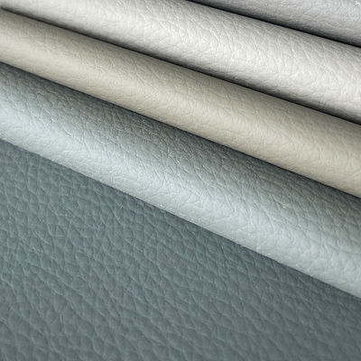 Litchi Patterned PVC Eco Leather Material Durable For Commercial Seating