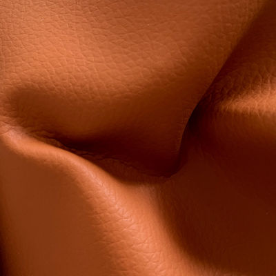 Silicone Coated Solvent Free PU Leather 1.4mm Litchi Pattern For Home Decor