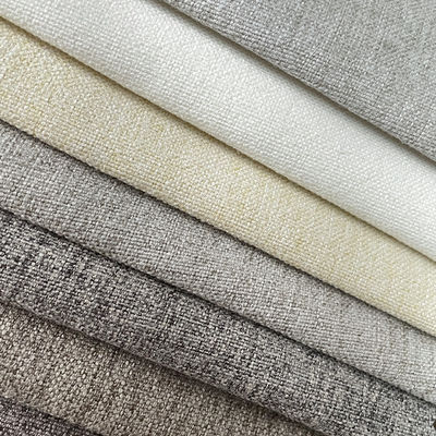 JHWY15 Fade Proof Upholstery Suede Fabric Classic Weave Polyester For Couches Beds