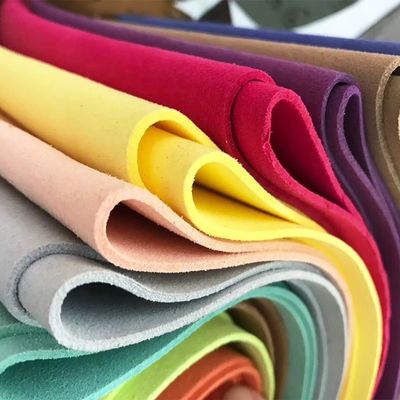 Breathable Material Artificial Leather Suede High Color Fastness
