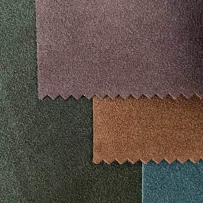 Rexine Leather For Auto Upholstery Ultra Soft PU Coated 70/30 Polyester Blend