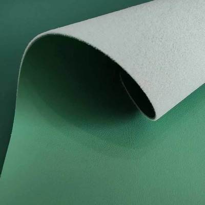 100% Silicone Artificial Leather - Antimicrobial, Flame Retardant, 1.0mm Thick Cotton Backing