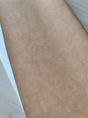 Durable and eco friendly Micro Fiber Leather with smooth two tone surface designed for skin friendly and child safe furniture